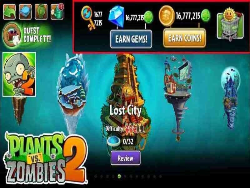 Tính Năng Độc Đáo Có Trong Game Hack Plant Vs Zombie 2