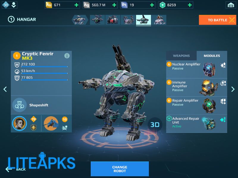 Hack War Robot