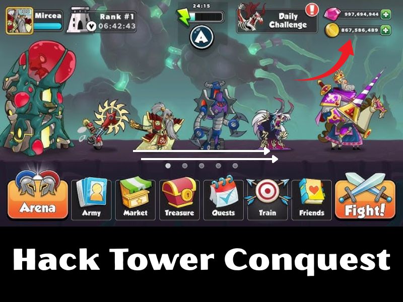 Các Tính Năng Nổi Bật Có Trong Phiên Bản Hack Tower Conquest MOD APK