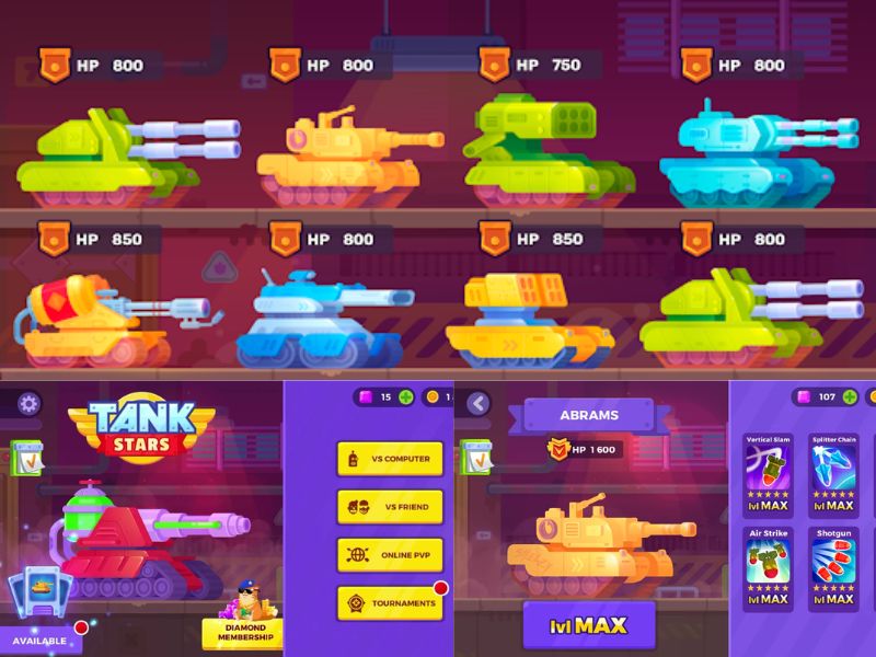 Mở Khoá Những Chiếc Xe Tăng Tối Tân Nhất Trong Tank Stars