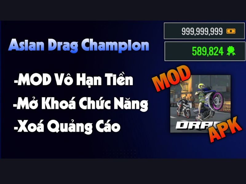 Phiên Bản Asian Drag Champion Mod APK Có Những Tính Năng Gì Nổi Bật?