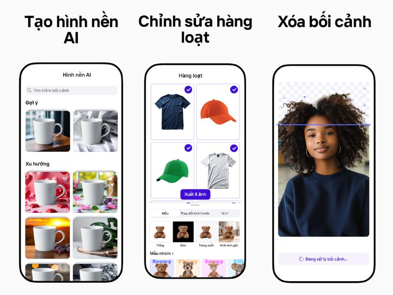 Một trình tạo hình ảnh chuyên nghiệp và dễ sử dụng trong PhotoRoom