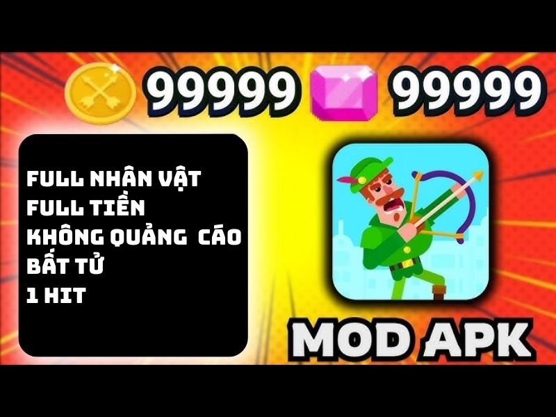 Những Điểm Nâng Cấp Trong Bowmasters Mod APK